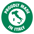 Proudly made in Italy